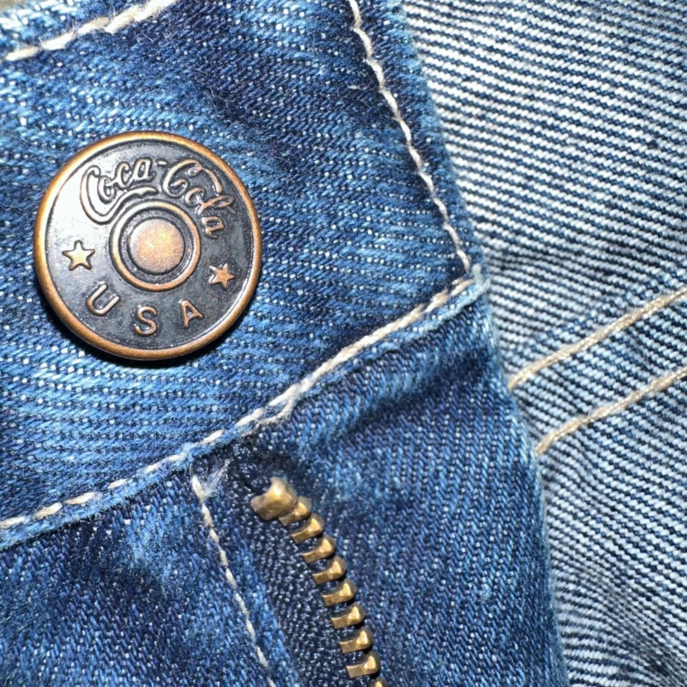 Coca Cola High Rise Blue Jeans - Picture 4 of 11